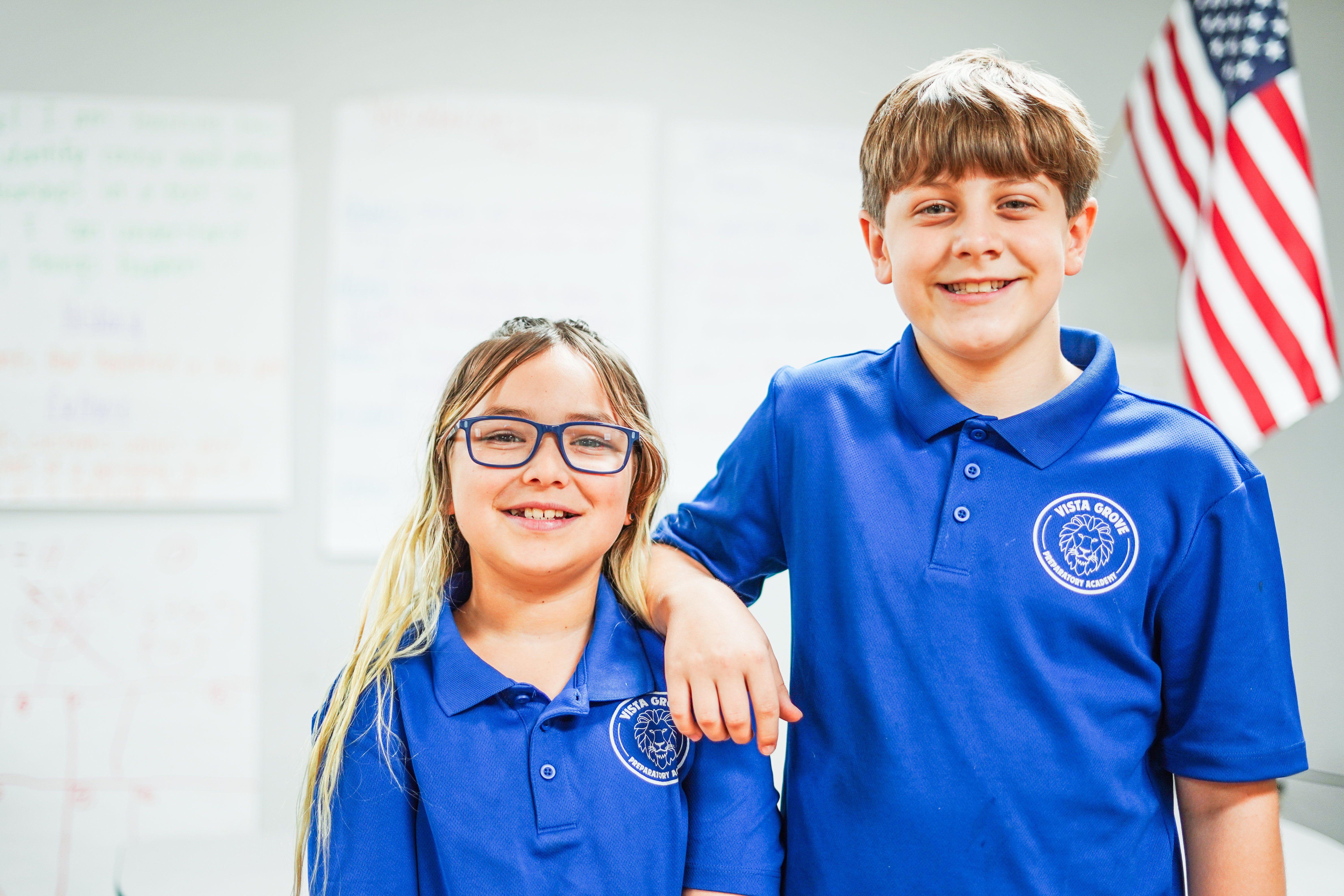 Vista Grove Preparatory Academy students